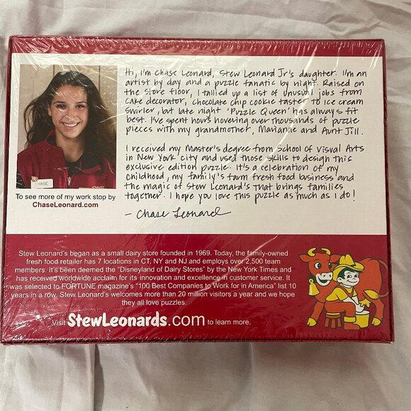 NIB Stew Leonard's Iconic Grocery 'Tis the Season X-MAS 1000 PC Puzzle SEALED - Picture 4 of 12